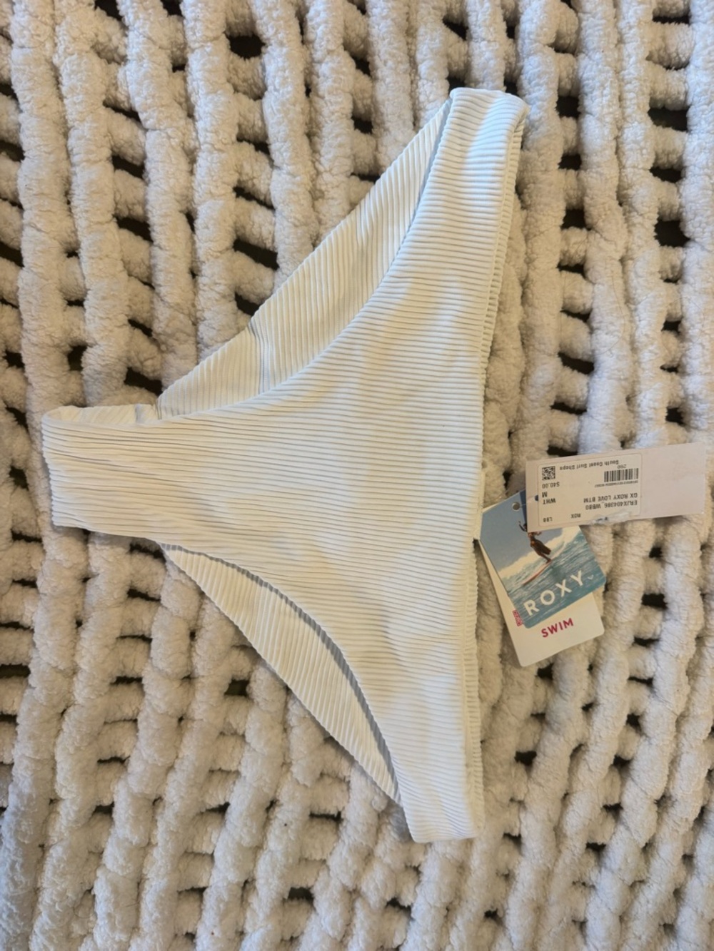 Roxy ribbed white - love the Baja - cheeky
